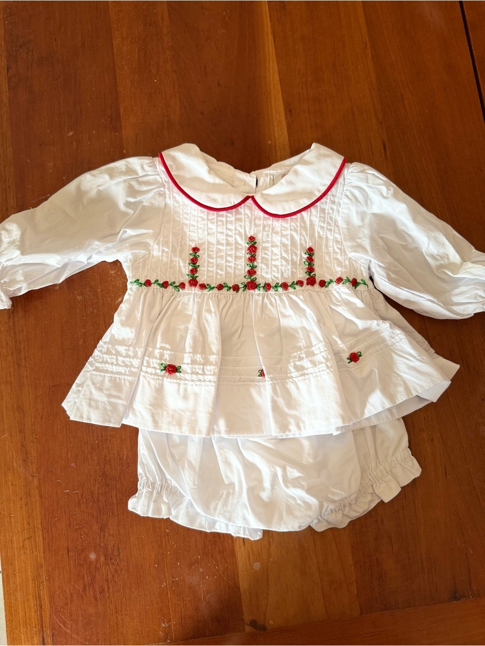 Cecil and Lou girls embroidered set